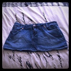 3/$15 Roxy denim mini skirt! Size 11